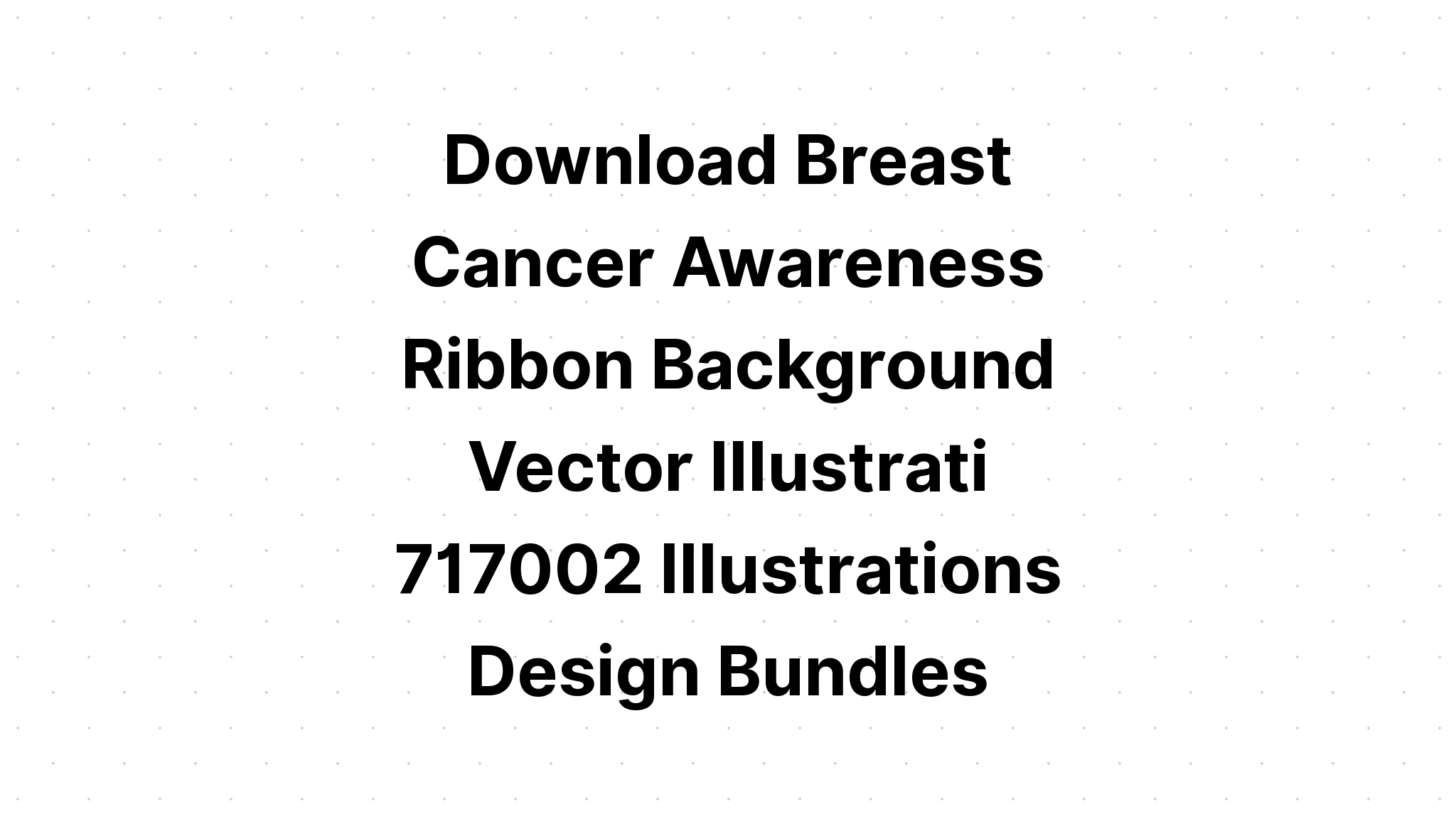 Download Awareness Ribbon Bundle SVG File